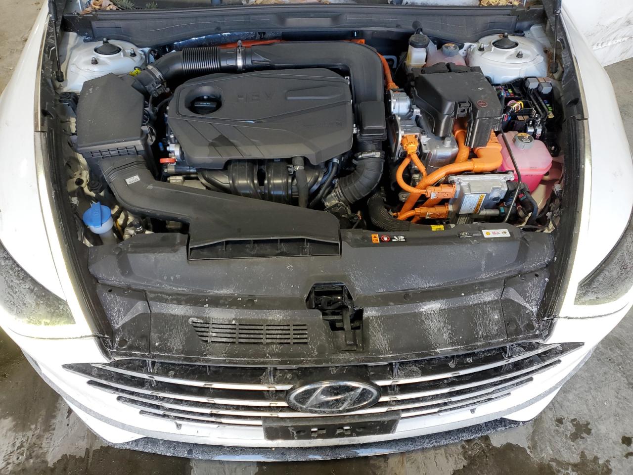 2023 Hyundai Sonata VIN KMHL34JJXPA078014 Copart auction photo, front end / side damage thumbnail 12