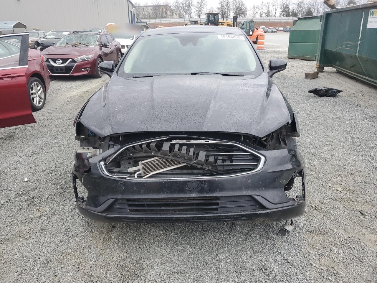 2020 Ford Fusion VIN 3FA6P0T90LR180185 Copart auction photo, front end damage thumbnail 5