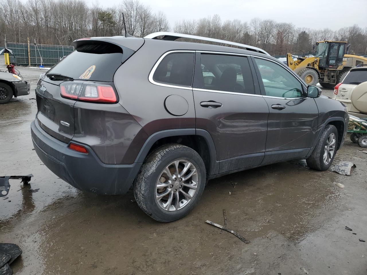 2019 Jeep Grand Cherokee VIN 1C4PJLLB4KD316538 Copart auction photo, side / front end damage thumbnail 3