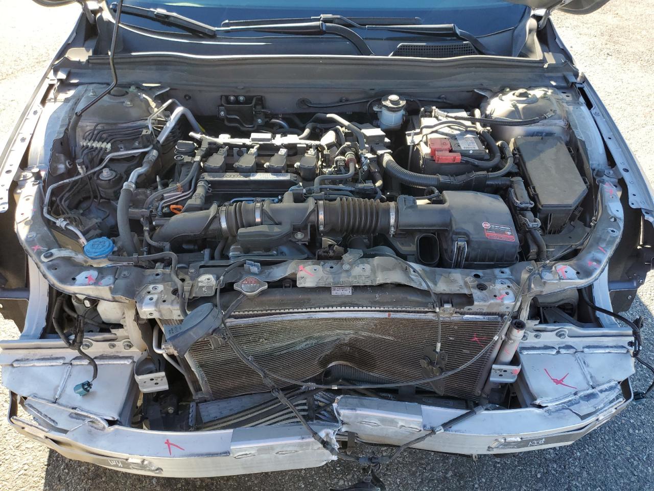 2019 Honda Accord VIN 1HGCV1F30KA087953 Copart auction photo, front end / rear end damage thumbnail 13