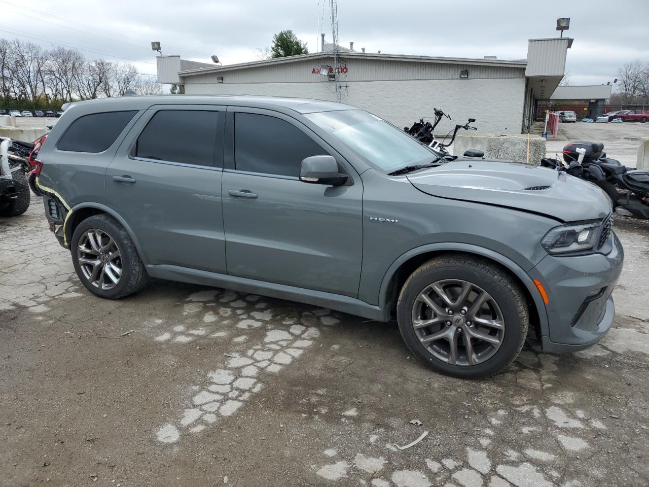 2021 Dodge Durango VIN 1C4SDJCT6MC521818 Copart auction photo, rear end damage thumbnail 4