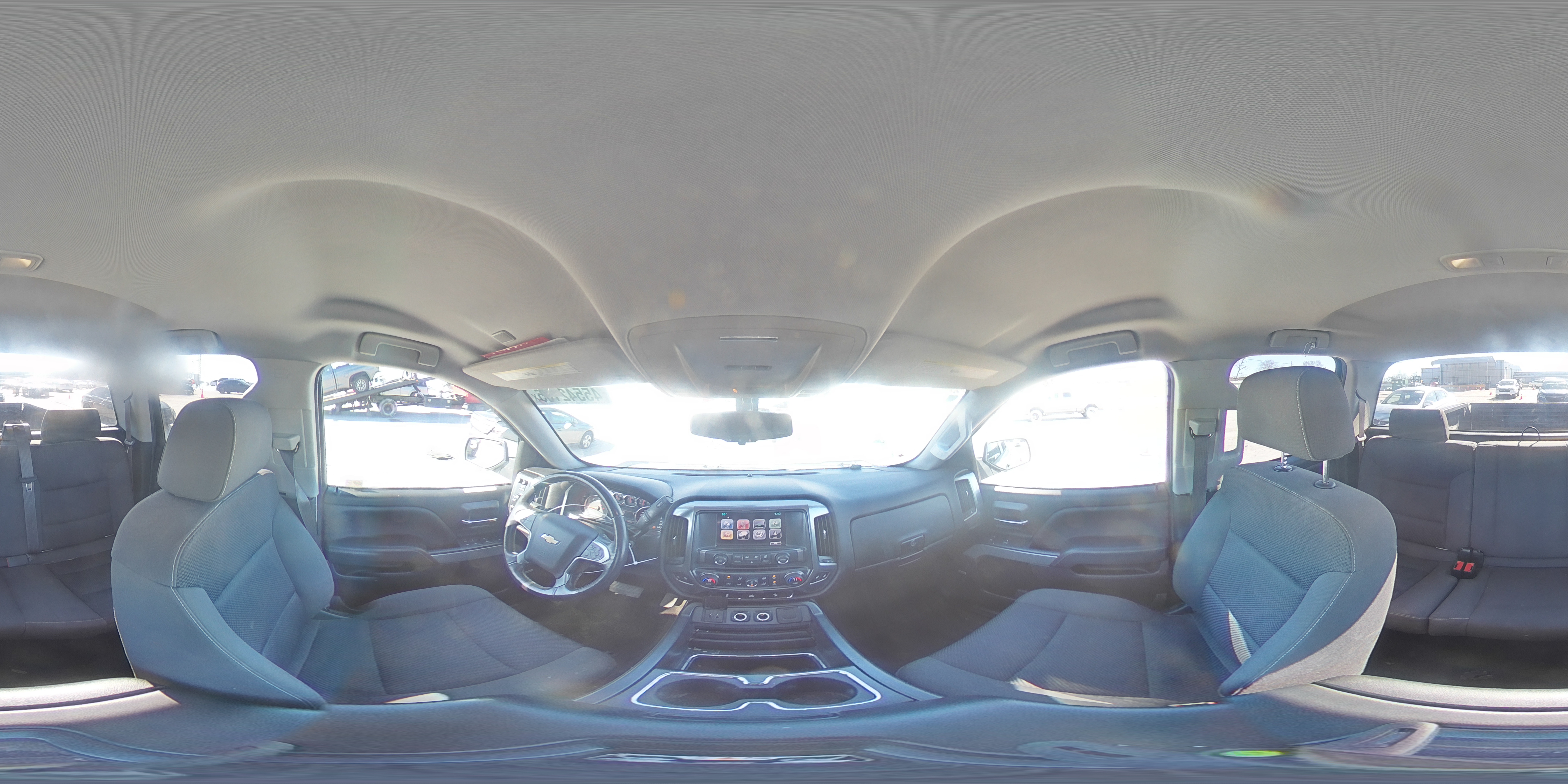 2017 Chevrolet Silverado VIN 1GCVKREC2HZ384765 Copart auction photo, rear end / front end damage thumbnail 14