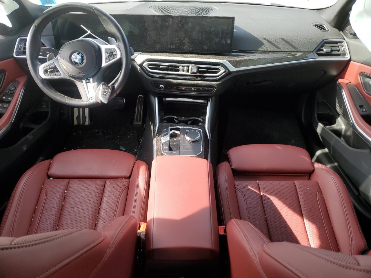 2023 BMW M3 VIN 3MW49FF00P8D22118 Copart auction photo, side / front end damage thumbnail 8