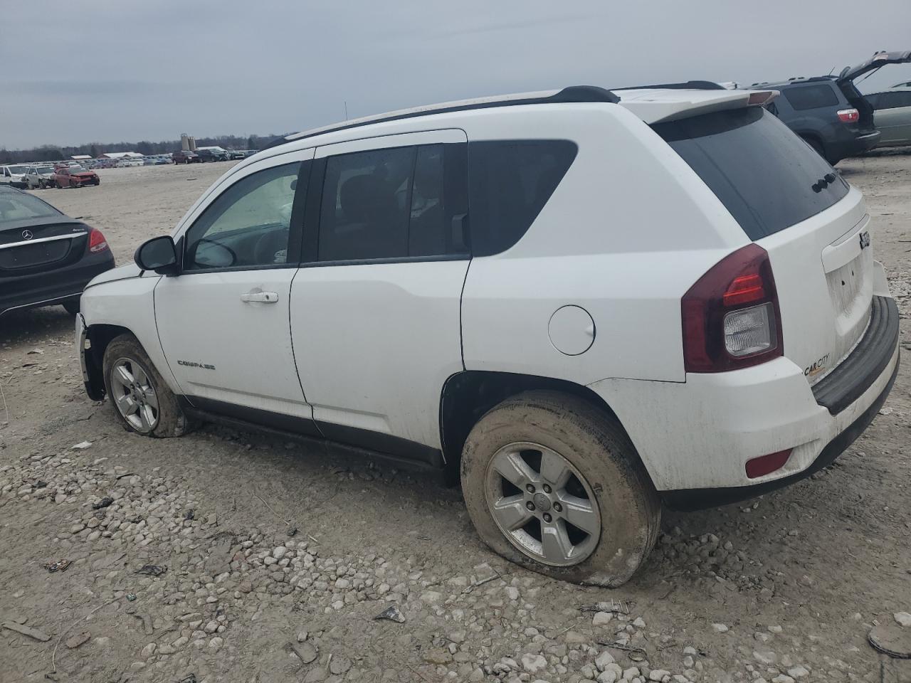 2014 Jeep Compass VIN 1C4NJCBA5ED843329 Copart auction photo, front end damage thumbnail 2