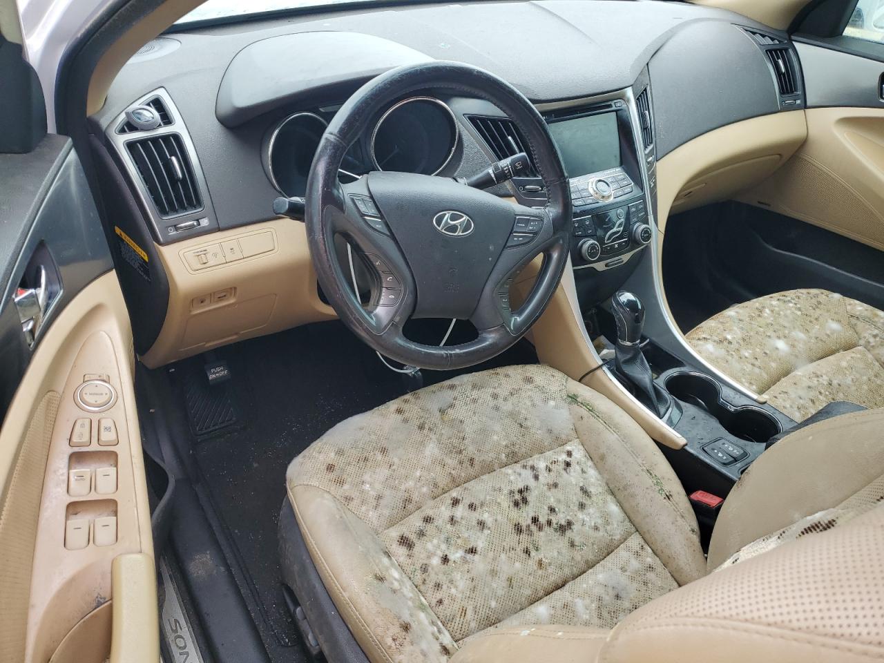 2015 Hyundai Sonata VIN KMHEC4A4XFA129738 Copart auction photo, water/flood damage thumbnail 8