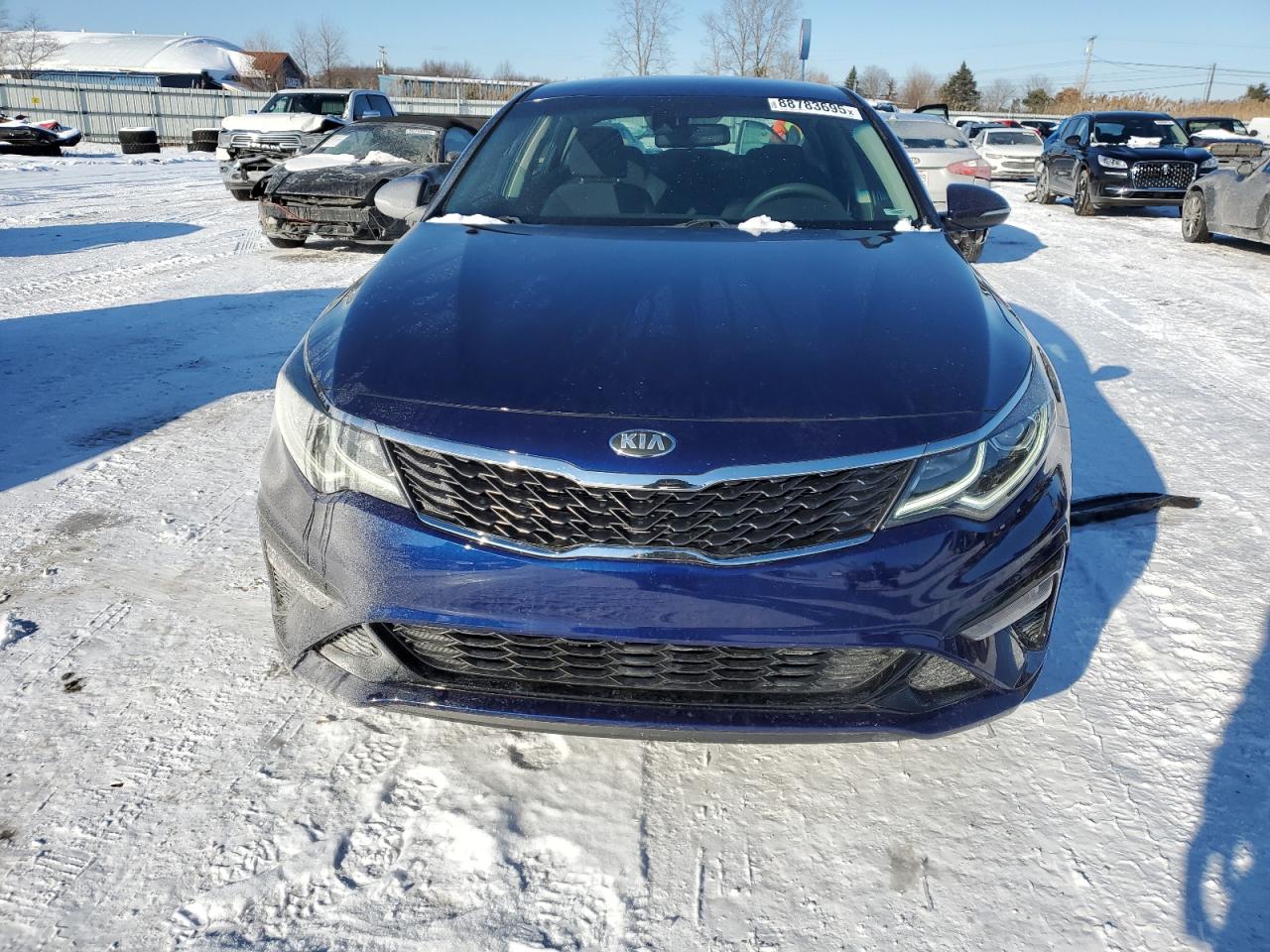 2019 KIA Optima VIN 5XXGT4L34KG354706 Copart auction photo, rear end damage thumbnail 5