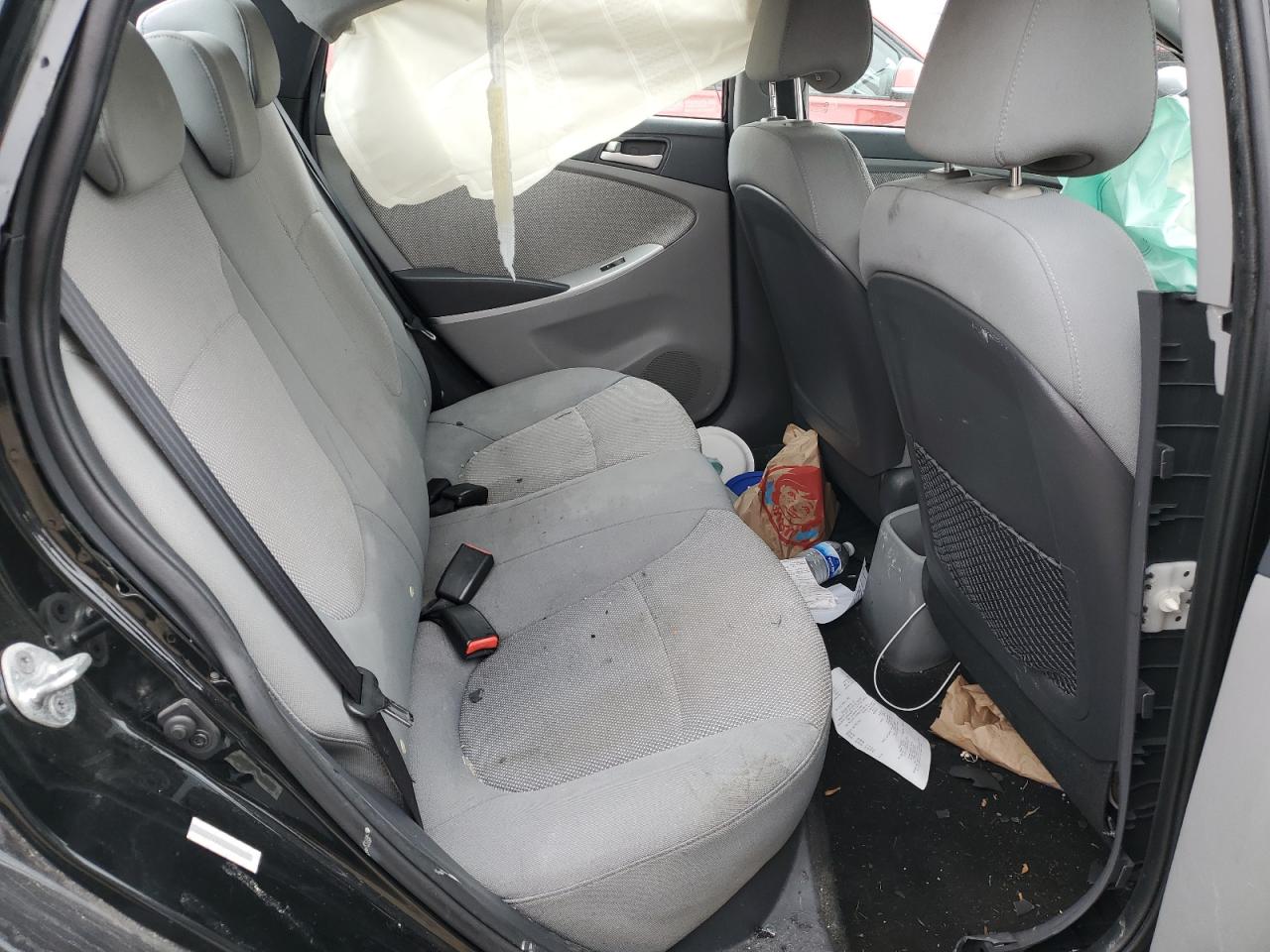 2013 Hyundai Accent VIN KMHCT4AE1DU457870 Copart auction photo, front end / rear end damage thumbnail 10