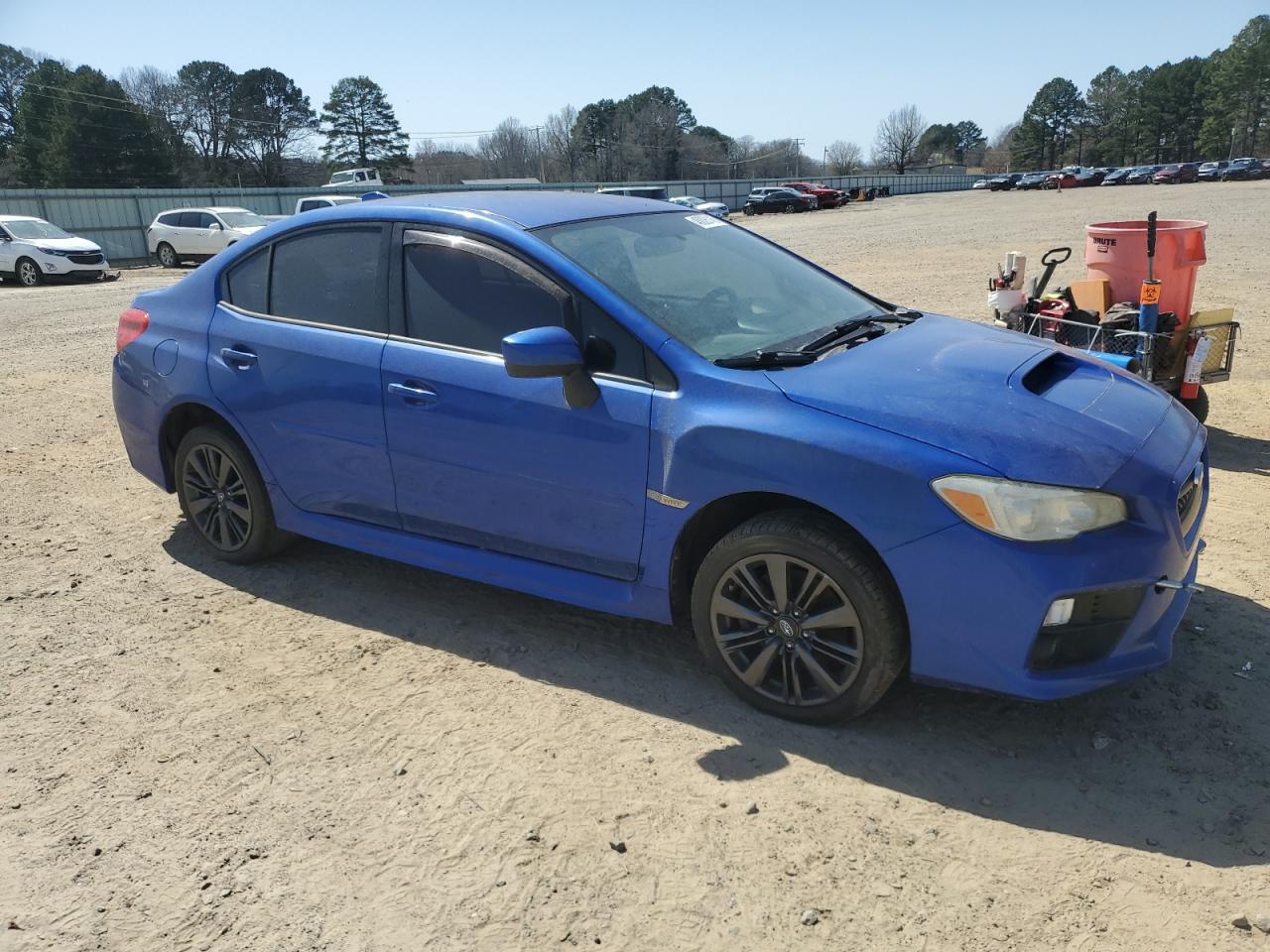 2015 Subaru WRX VIN JF1VA1A61F9833540 Copart auction photo, mechanical / front end damage thumbnail 4