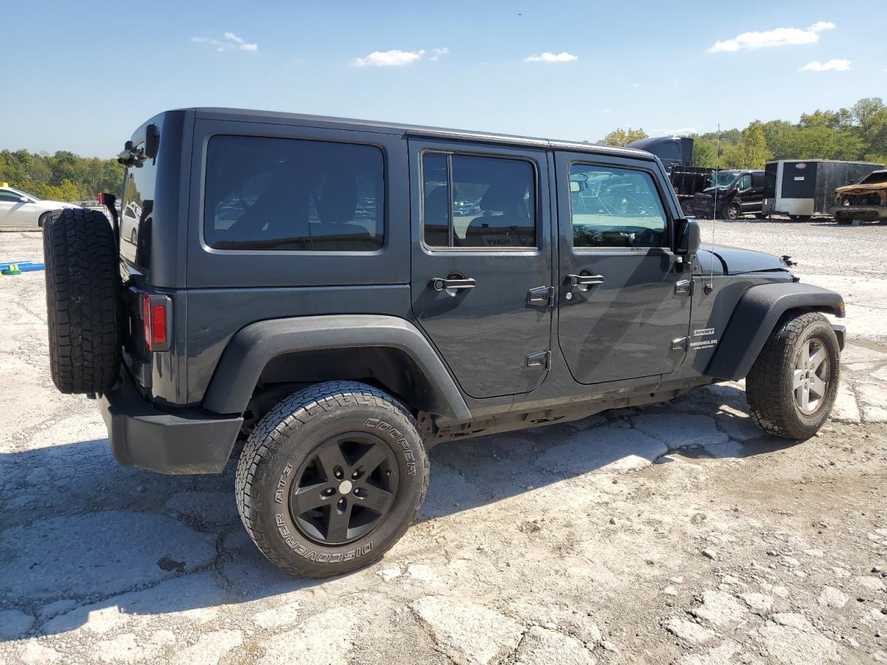 2017 Jeep Wrangler VIN 1C4HJWDG6HL754332 Copart auction photo, front end damage thumbnail 3