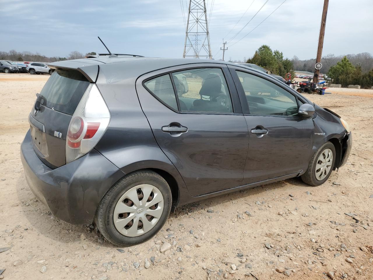 2013 Toyota Prius VIN JTDKDTB30D1538798 Copart auction photo, front end / side damage thumbnail 3