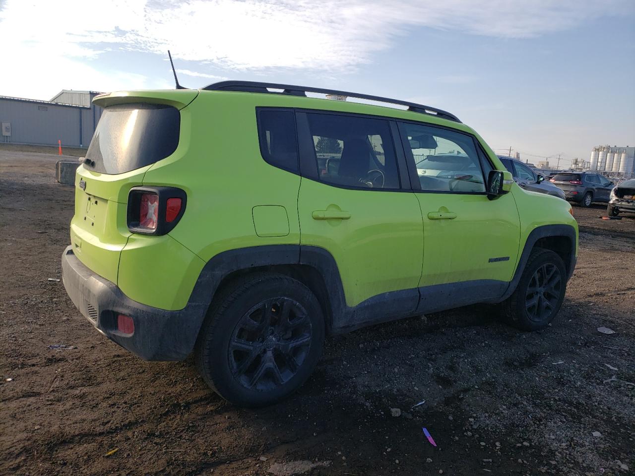 2018 Jeep Renegade VIN ZACCJBBB3JPJ44638 Copart auction photo, side / front end damage thumbnail 3
