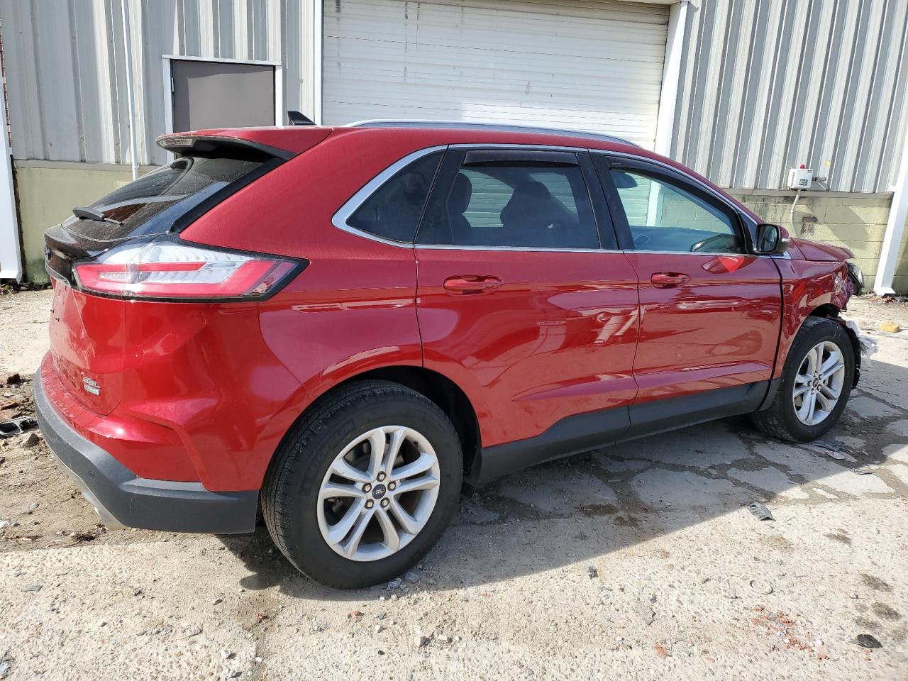 2020 Ford Edge VIN 2FMPK3J94LBB37027 Copart auction photo, front end / rear end damage thumbnail 3