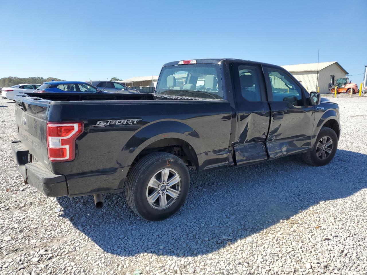 2018 Ford F-150 VIN 1FTEX1CP9JKG03339 Copart auction photo, side damage thumbnail 3