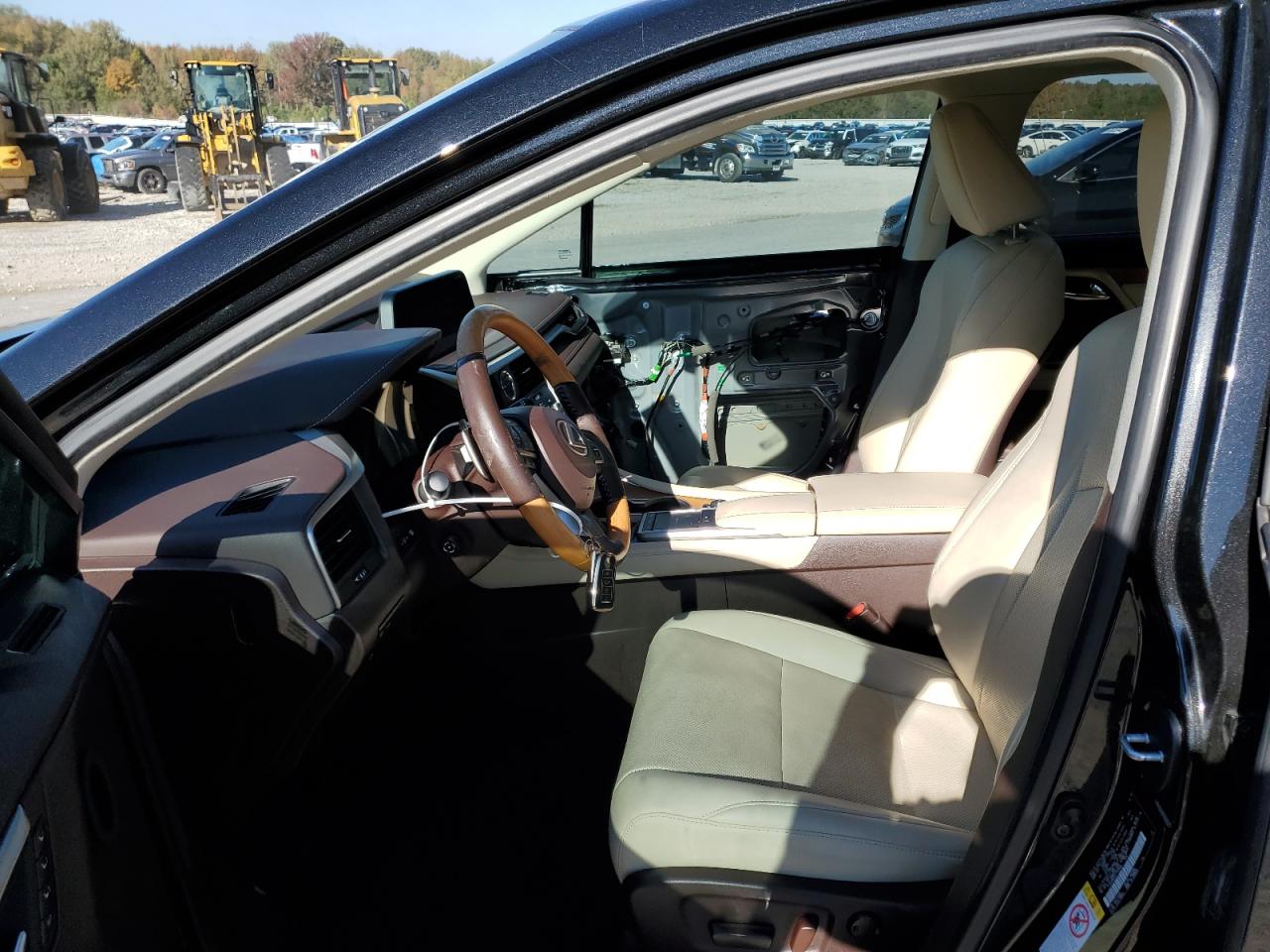 2020 Lexus RX VIN 2T2HZMAA5LC155849 Copart auction photo, front end / side damage thumbnail 7