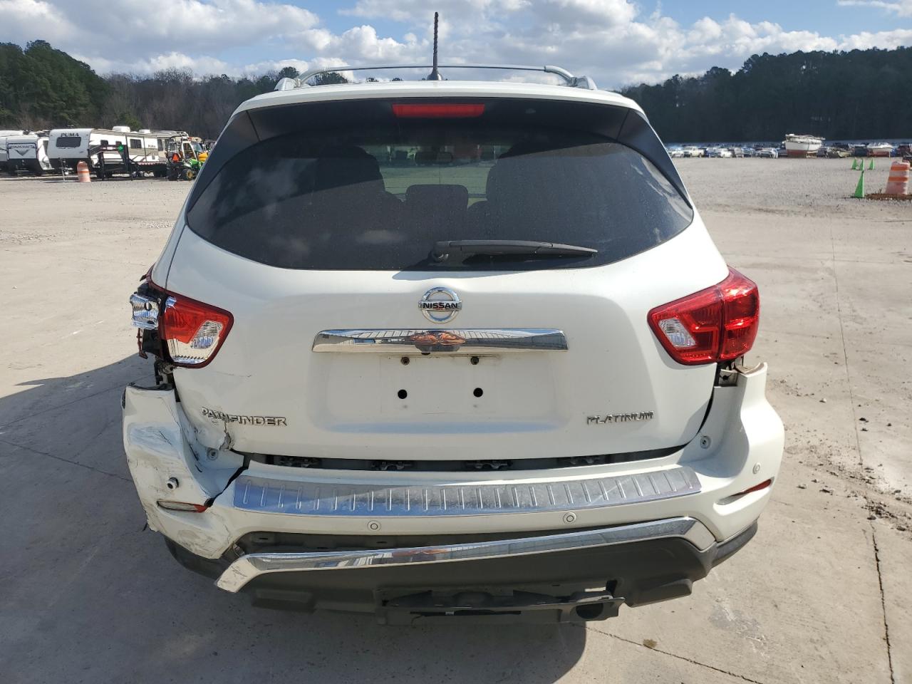 2017 Nissan Pathfinder VIN 5N1DR2MNXHC631109 Copart auction photo, rear end damage thumbnail 6