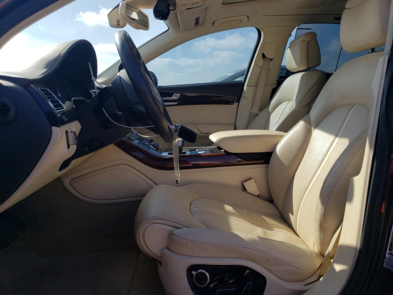 2014 Audi A8 VIN WAUR2AFD6EN003560 Copart auction photo, undercarriage damage thumbnail 7
