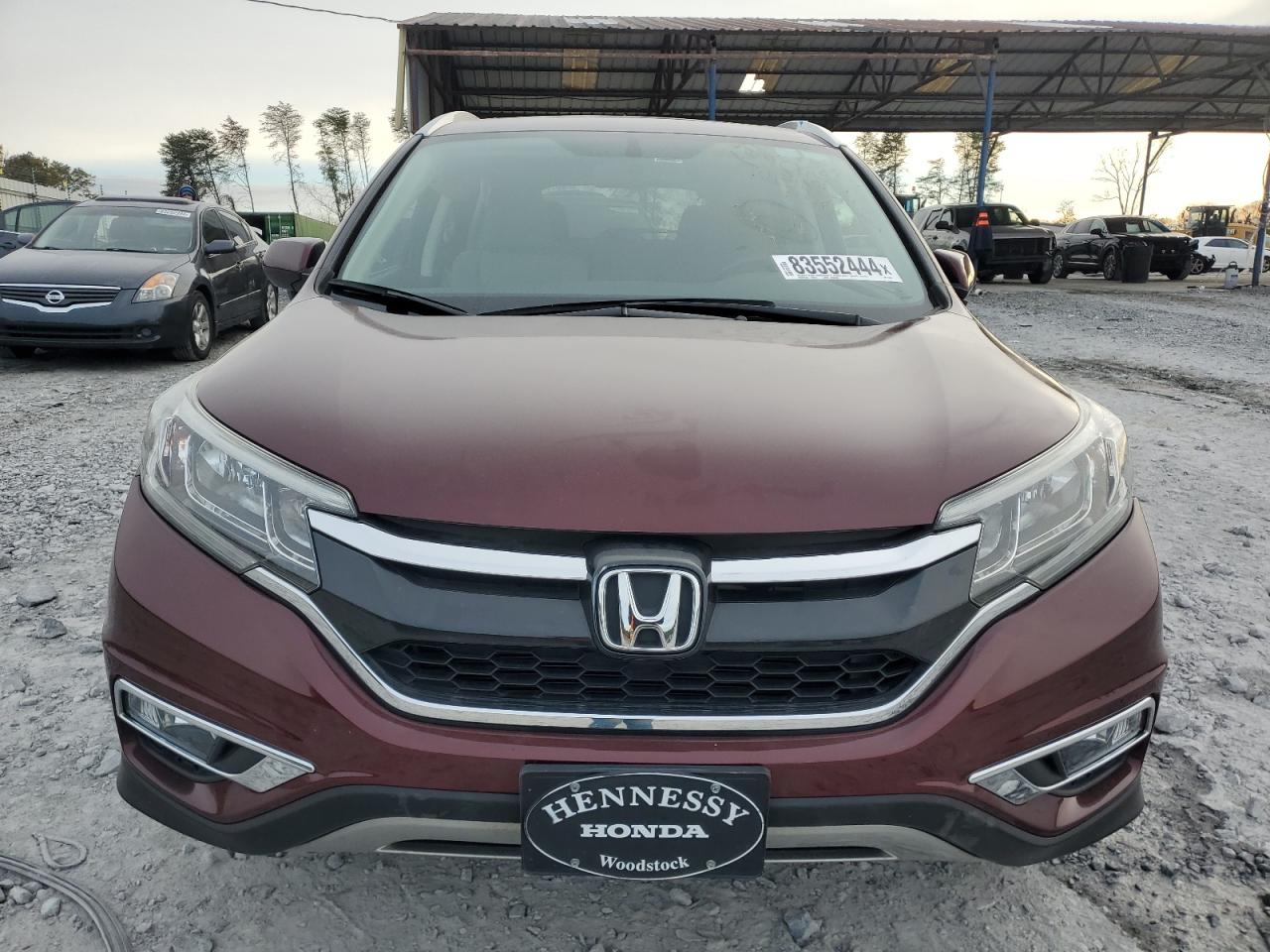 2015 Honda CR-V VIN 2HKRM3H7XFH556729 Copart auction photo, side / rear end damage thumbnail 5