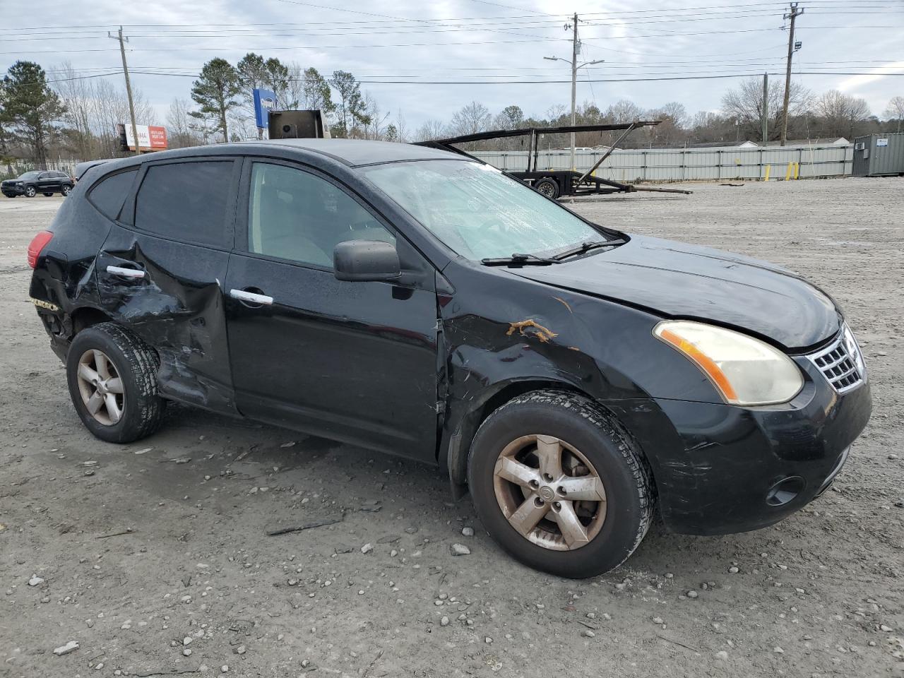 2010 Nissan Rogue VIN JN8AS5MT3AW028748 Copart auction photo, side damage thumbnail 4