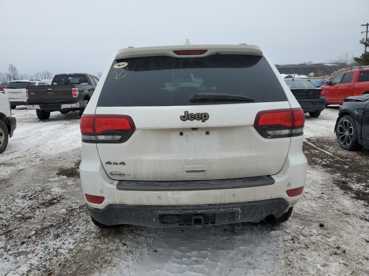 2016 Jeep Grand Cherokee VIN 1C4RJFBG3GC365489 Copart auction photo, front end / side damage thumbnail 6