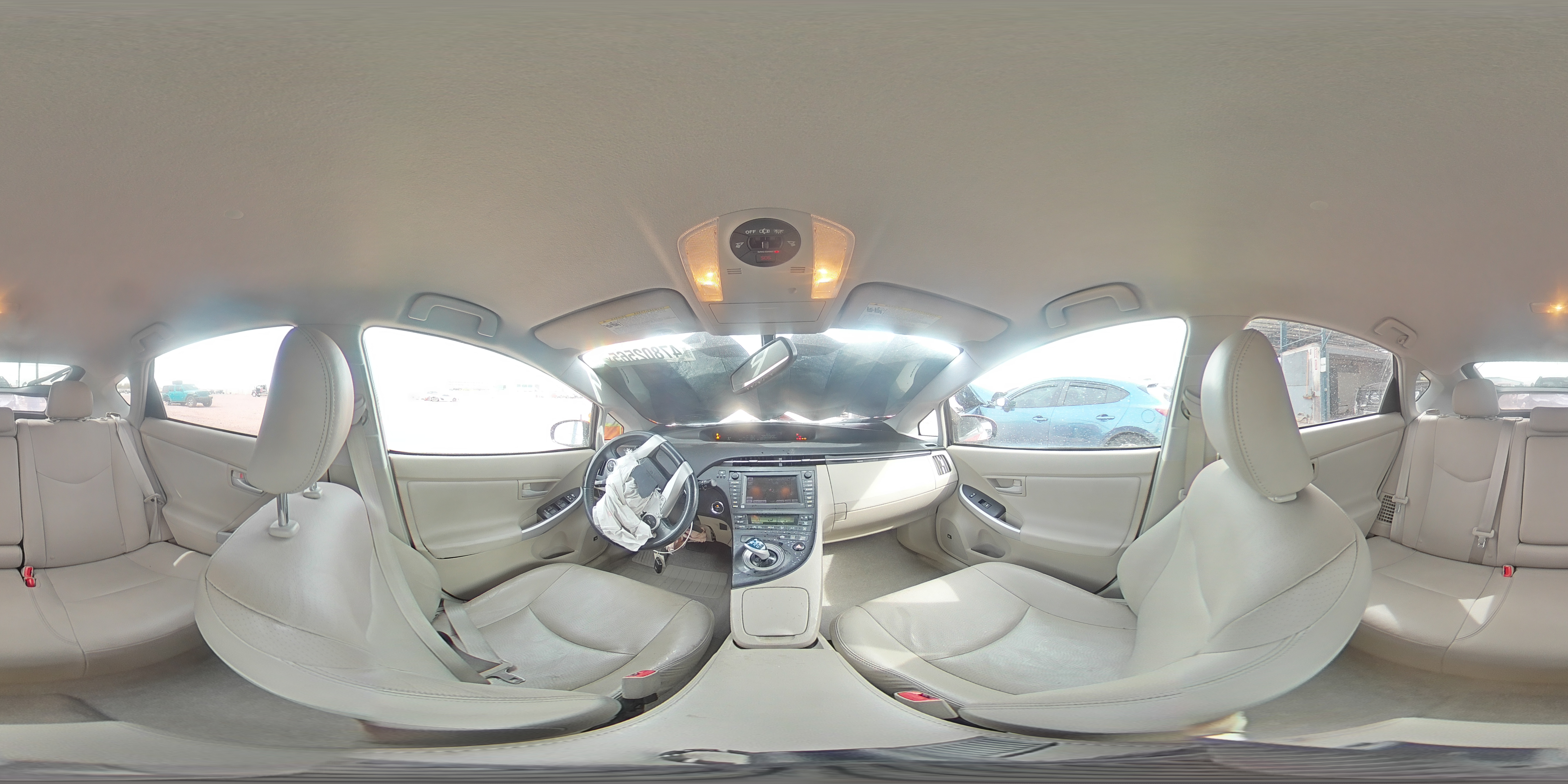 2010 Toyota Prius VIN JTDKN3DU2A0124846 Copart auction photo, front end / side damage thumbnail 12