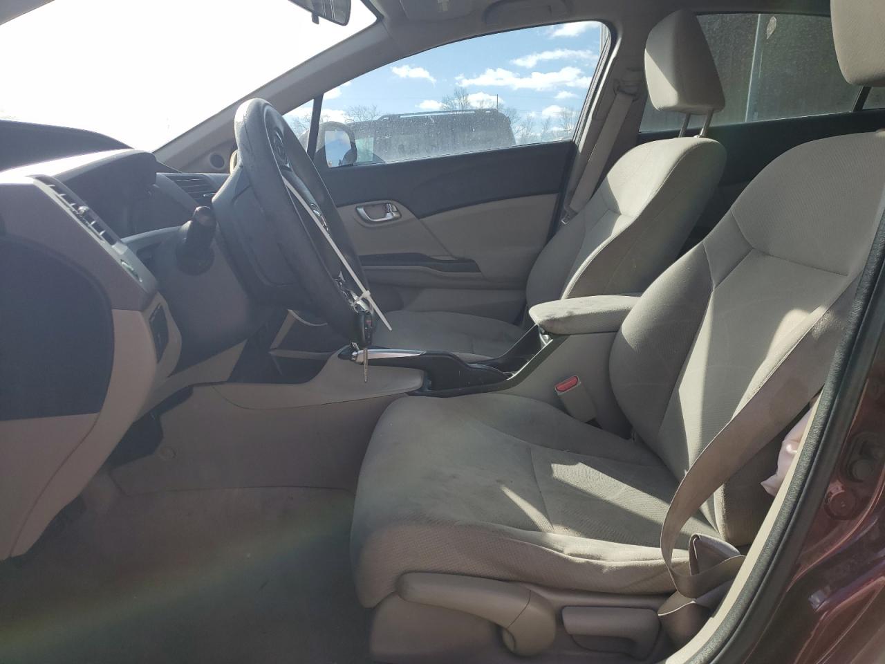 2012 Honda Civic VIN 19XFB2F85CE085846 Copart auction photo, minor dent/scratches damage thumbnail 7