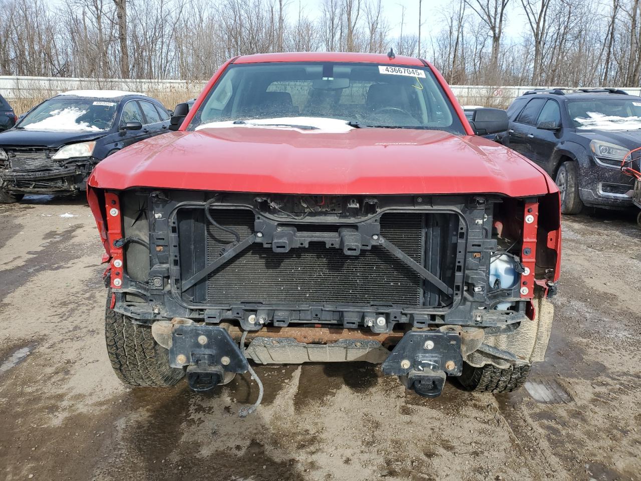 2014 Chevrolet Silverado VIN 3GCUKREC1EG201458 Copart auction photo, front end / minor dent/scratches damage thumbnail 5