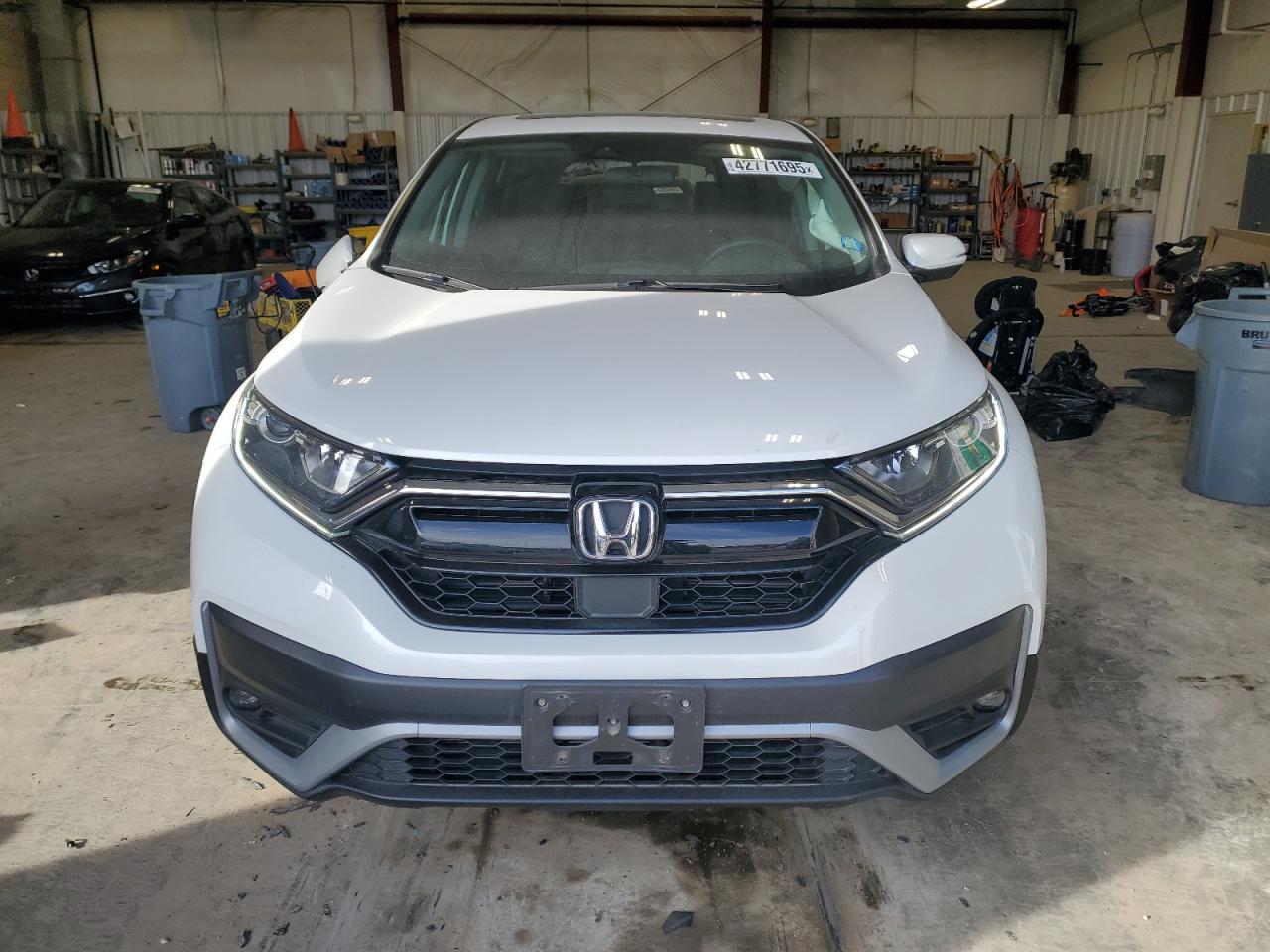 2021 Honda CR-V VIN 5J6RW2H50ML015033 Copart auction photo, rear end / side damage thumbnail 5