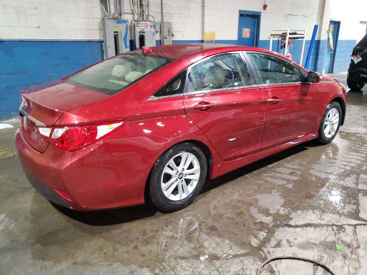 2014 Hyundai Sonata VIN 5NPEB4ACXEH902486 Copart auction photo, all over / vandalism damage thumbnail 3