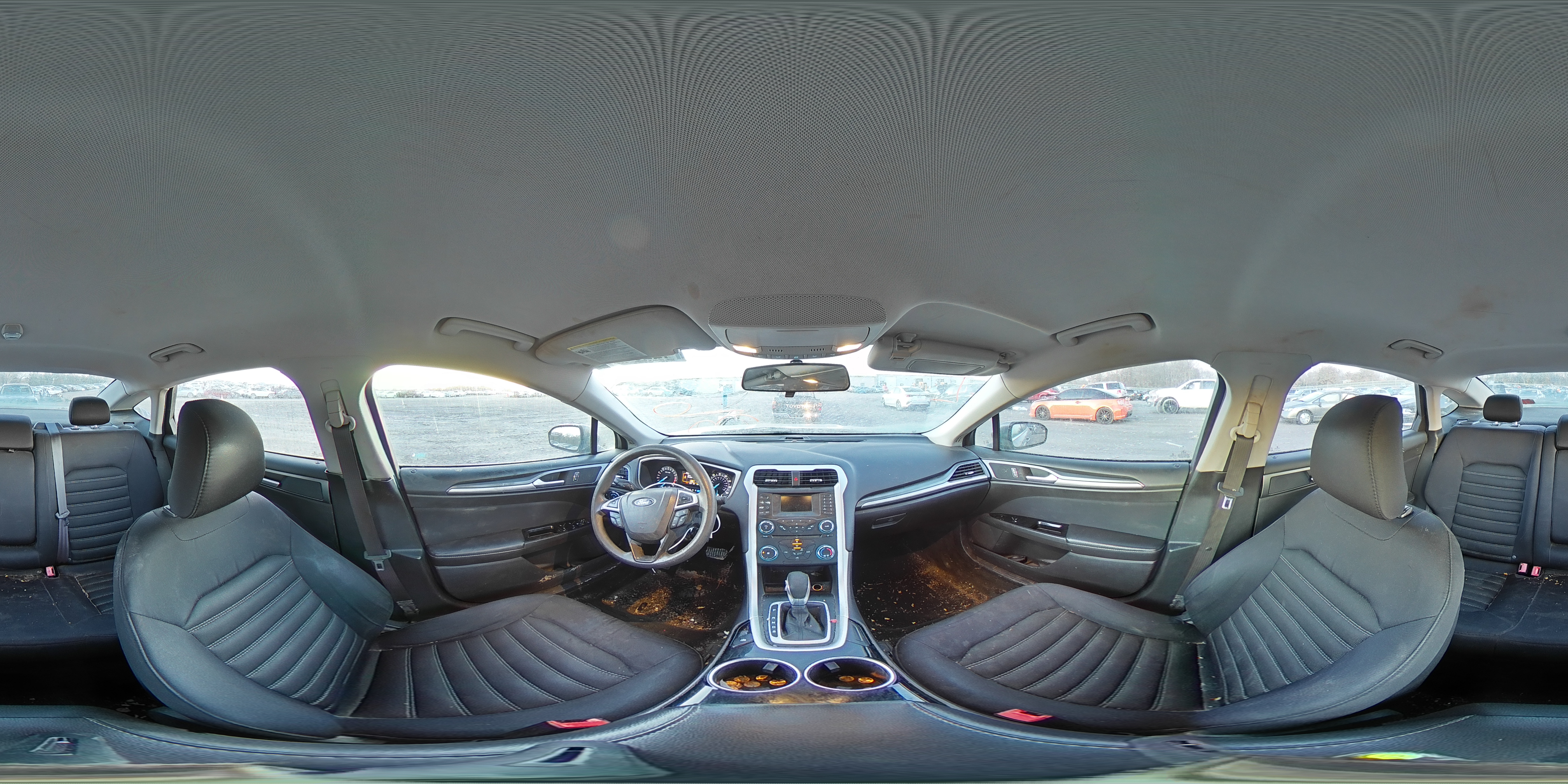 2014 Ford Fusion VIN 3FA6P0H78ER152130 Copart auction photo, front end / side damage thumbnail 12