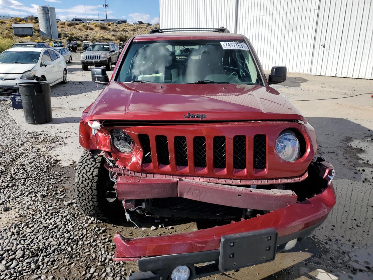2015 Jeep Liberty (Patriot) VIN 1C4NJRBB1FD438842 Copart auction photo, front end damage thumbnail 5