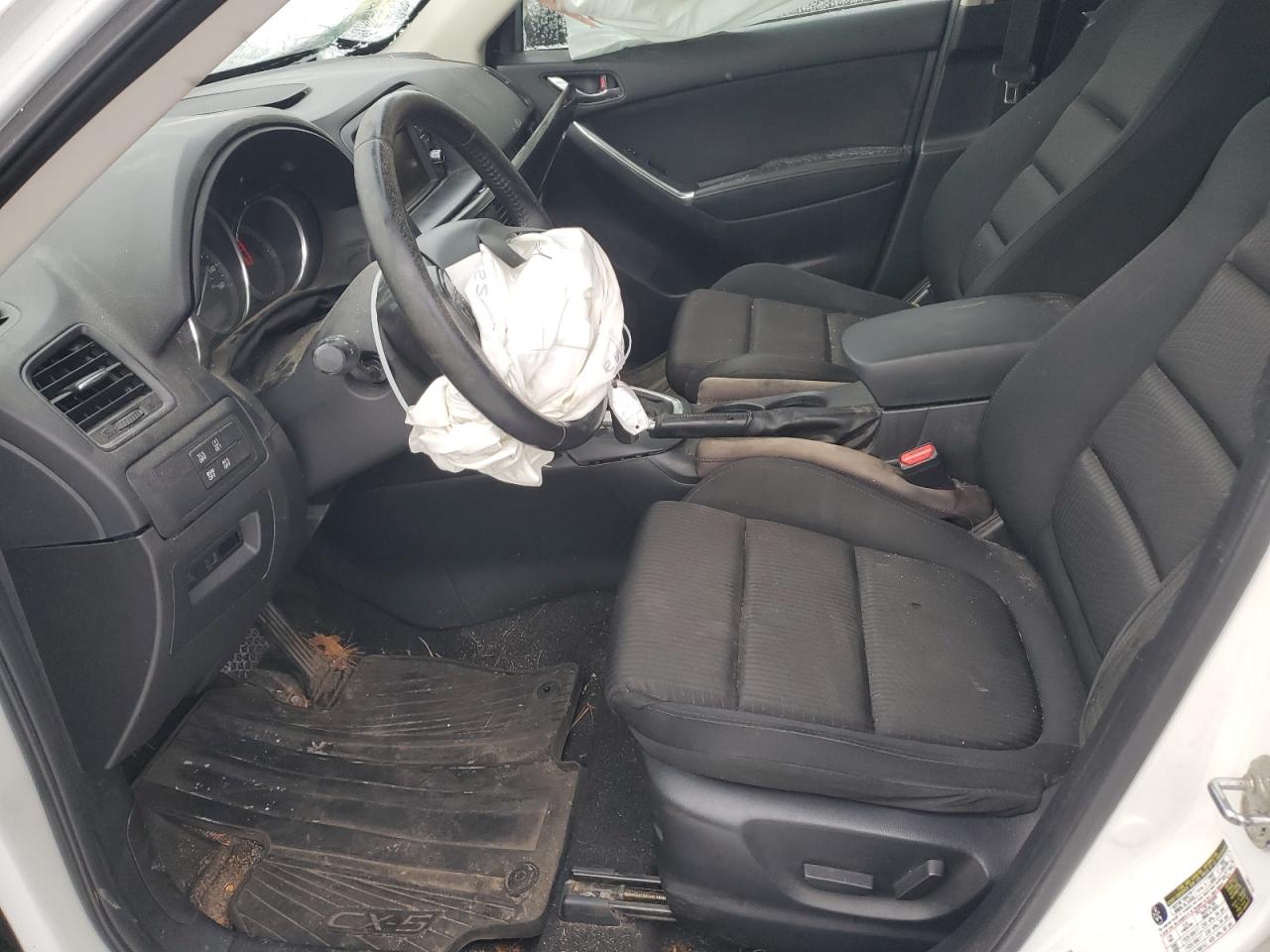 2015 Mazda CX-5 VIN JM3KE4CY3F0457579 Copart auction photo, front end / burn damage thumbnail 7