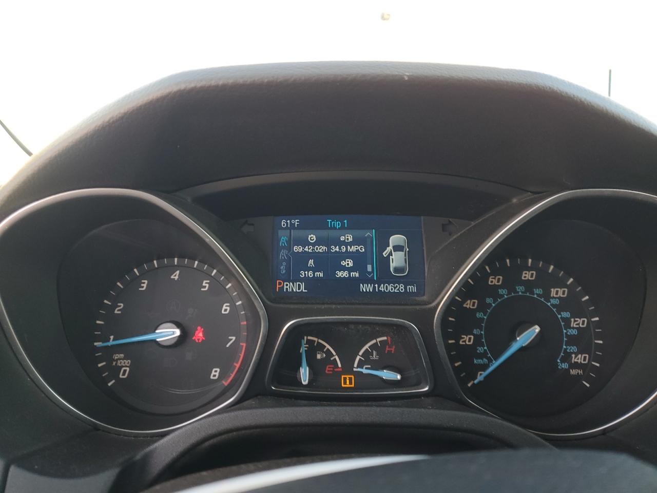 2014 Ford Focus VIN 1FADP3F29EL438437 Copart auction photo, rear end damage thumbnail 9