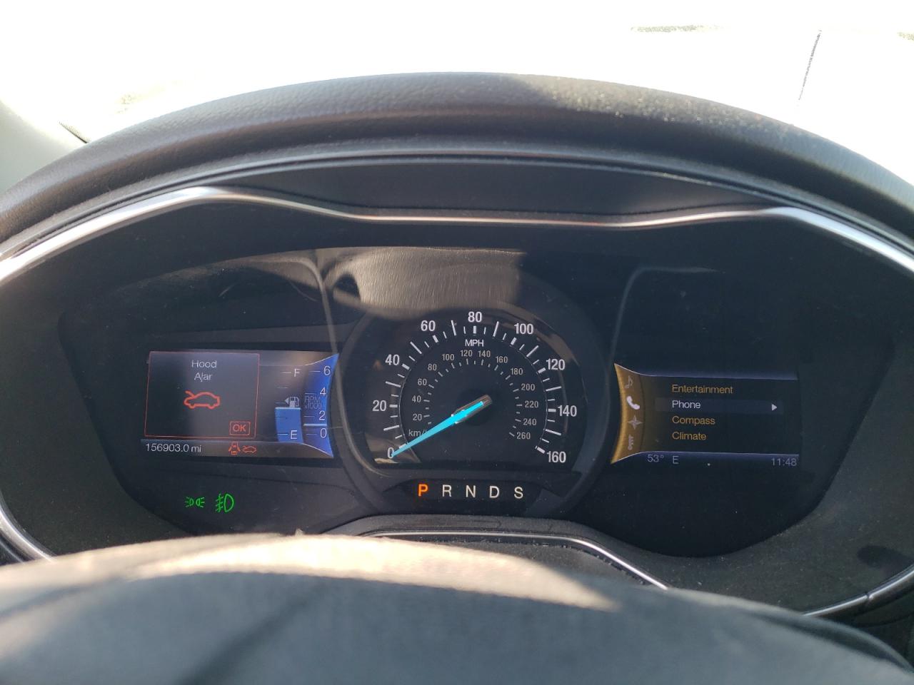 2013 Ford Fusion VIN 3FA6P0K99DR153120 Copart auction photo, front end / hail damage thumbnail 9