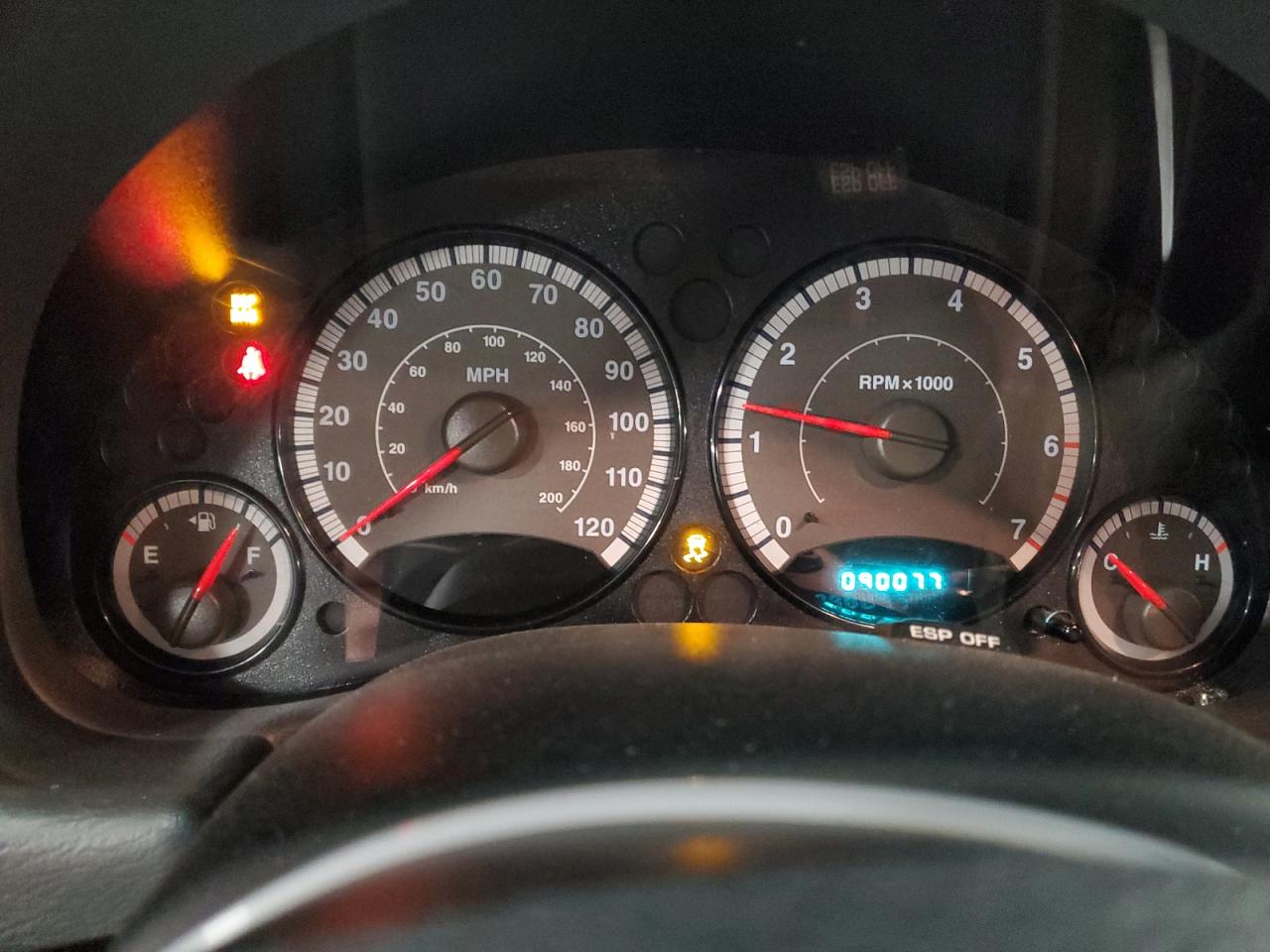 2007 Jeep Liberty (North America) VIN 1J4GK48K57W525627 Copart auction photo, front end / side damage thumbnail 9