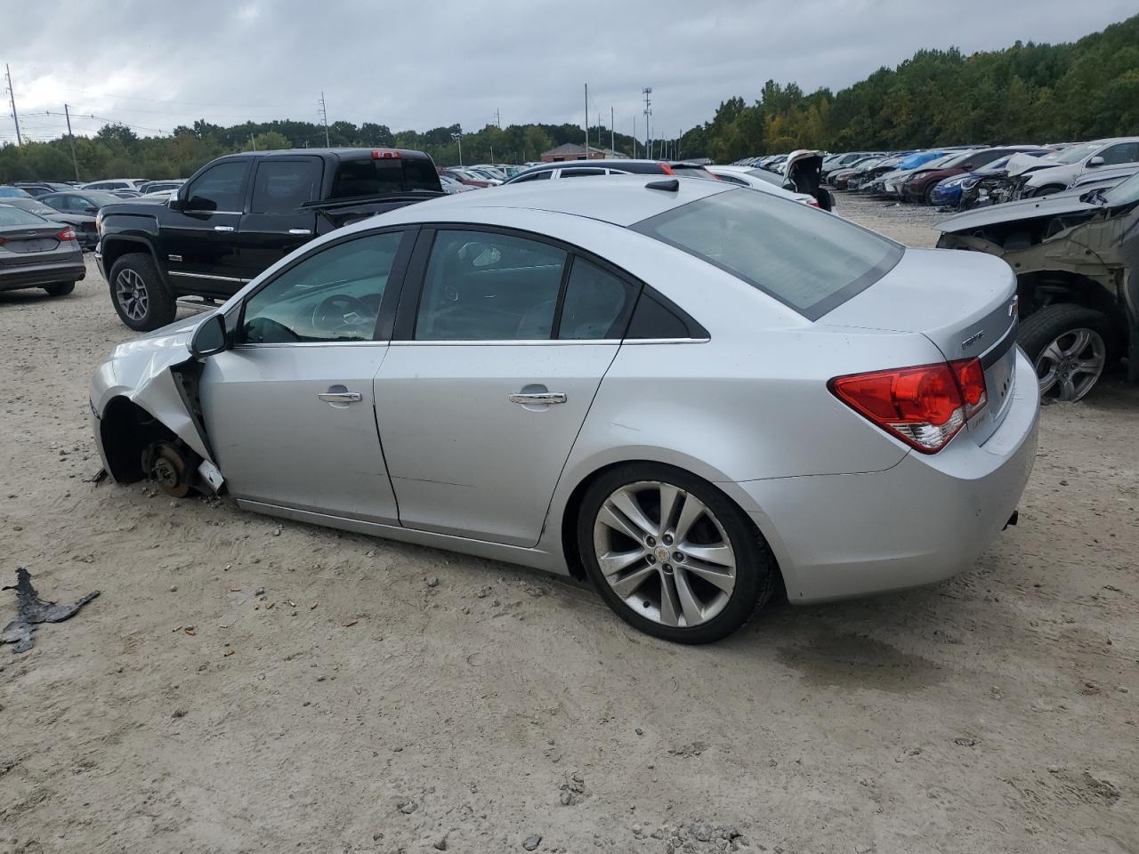 2011 Chevrolet Cruze VIN 1G1PH5S9XB7301488 Copart auction photo, front end / undercarriage damage thumbnail 2