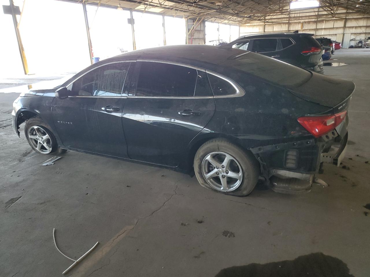 2017 Chevrolet Malibu VIN 1G1ZB5ST0HF215076 Copart auction photo, front end / rear end damage thumbnail 2