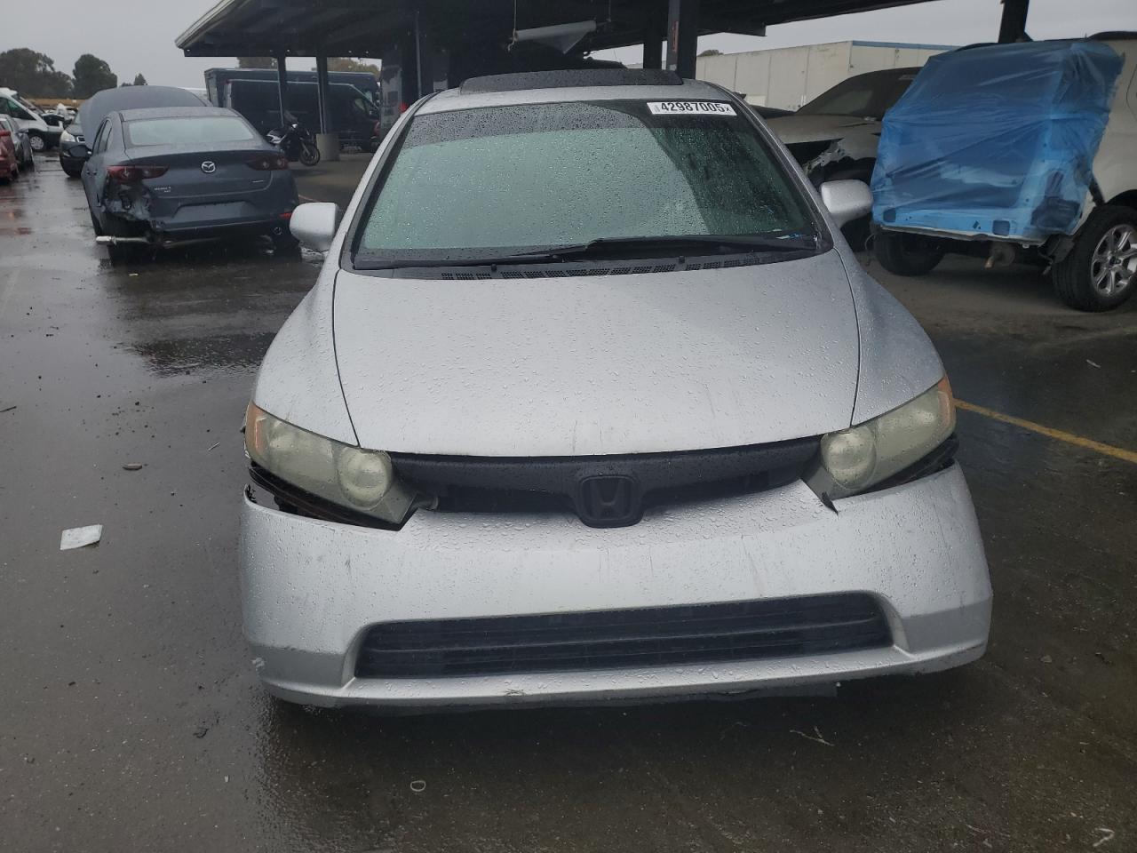 2006 Honda Civic VIN 1HGFA16846L022053 Copart auction photo, vandalism damage thumbnail 5
