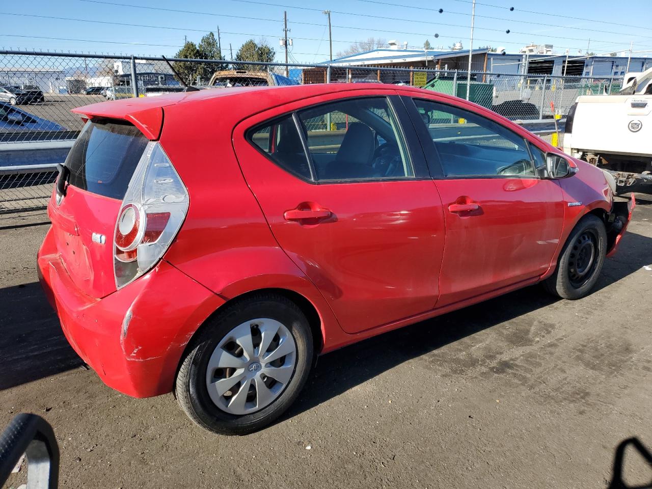 2013 Toyota Prius VIN JTDKDTB30D1553639 Copart auction photo, all over / hail damage thumbnail 3