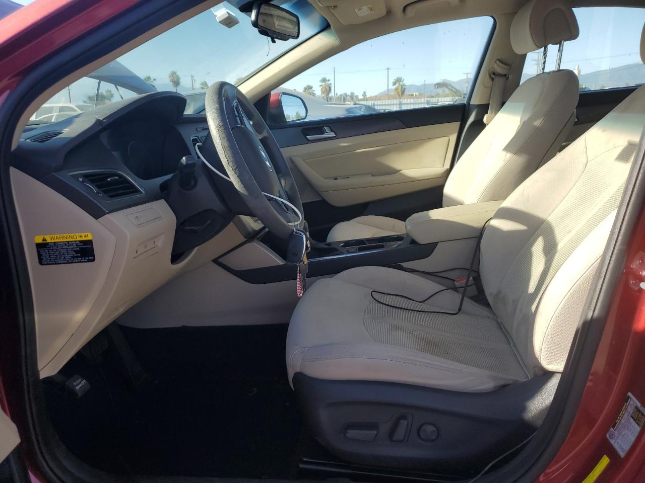 2015 Hyundai Sonata VIN 5NPE34AFXFH256357 Copart auction photo, front end damage thumbnail 7