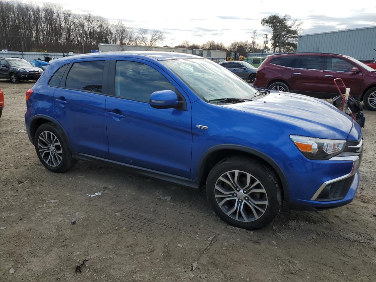 2019 Mitsubishi Outlander VIN JA4AP3AU6KU019810 Copart auction photo, side damage thumbnail 4