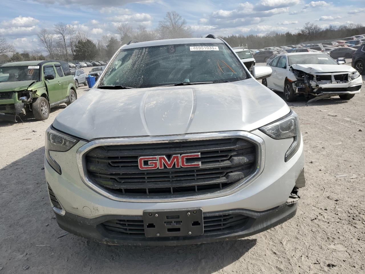 2018 GMC Terrain VIN 3GKALMEV1JL404599 Copart auction photo, side / front end damage thumbnail 5