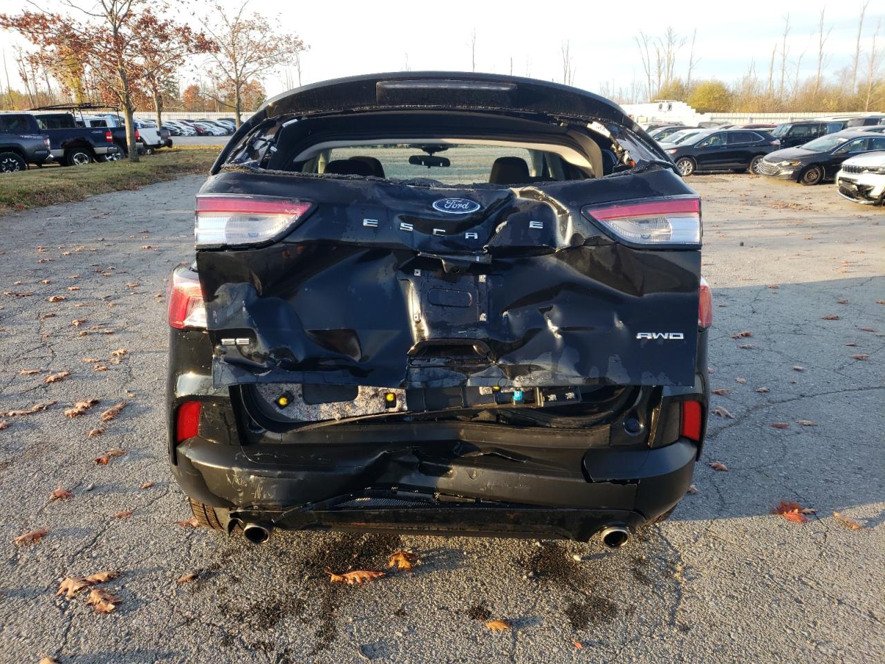 2022 Ford Escape VIN 1FMCU9G67NUB50506 Copart auction photo, rear end damage thumbnail 6