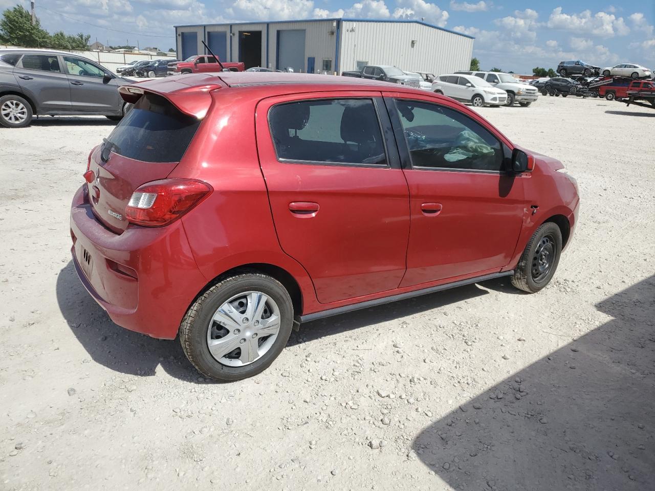 2019 Mitsubishi Mirage VIN ML32A3HJ9KH010263 Copart auction photo, front end damage thumbnail 3