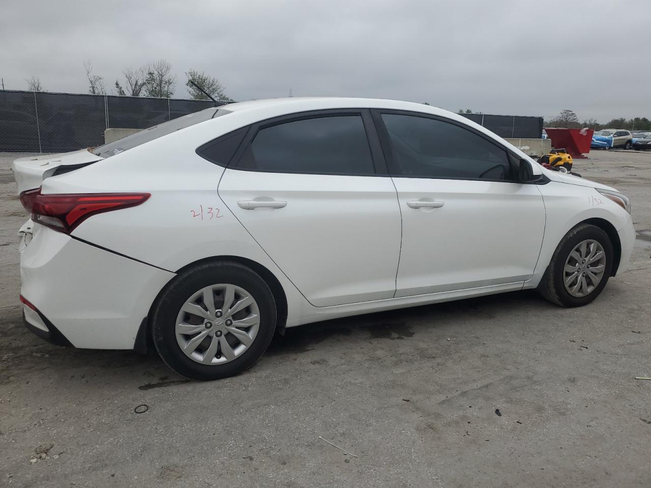 2018 Hyundai Accent VIN 3KPC24A38JE020819 Copart auction photo, rear end / front end damage thumbnail 3