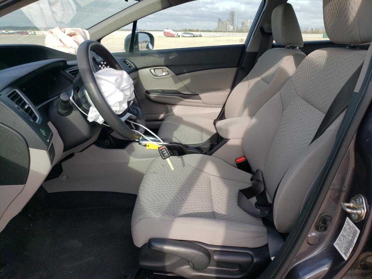 2015 Honda Civic VIN 19XFB2F52FE084535 Copart auction photo, front end damage thumbnail 7