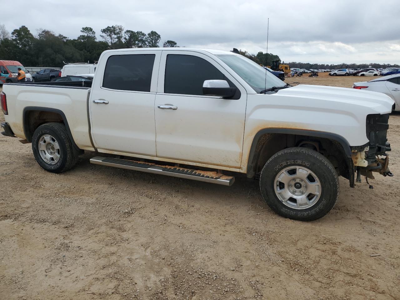 2018 GMC Sierra VIN 3GTU2NEC7JG190839 Copart auction photo, front end damage thumbnail 4