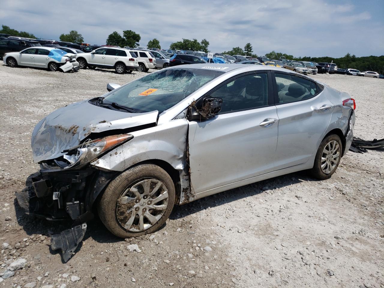 2012 Hyundai Elantra VIN 5NPDH4AE0CH105740