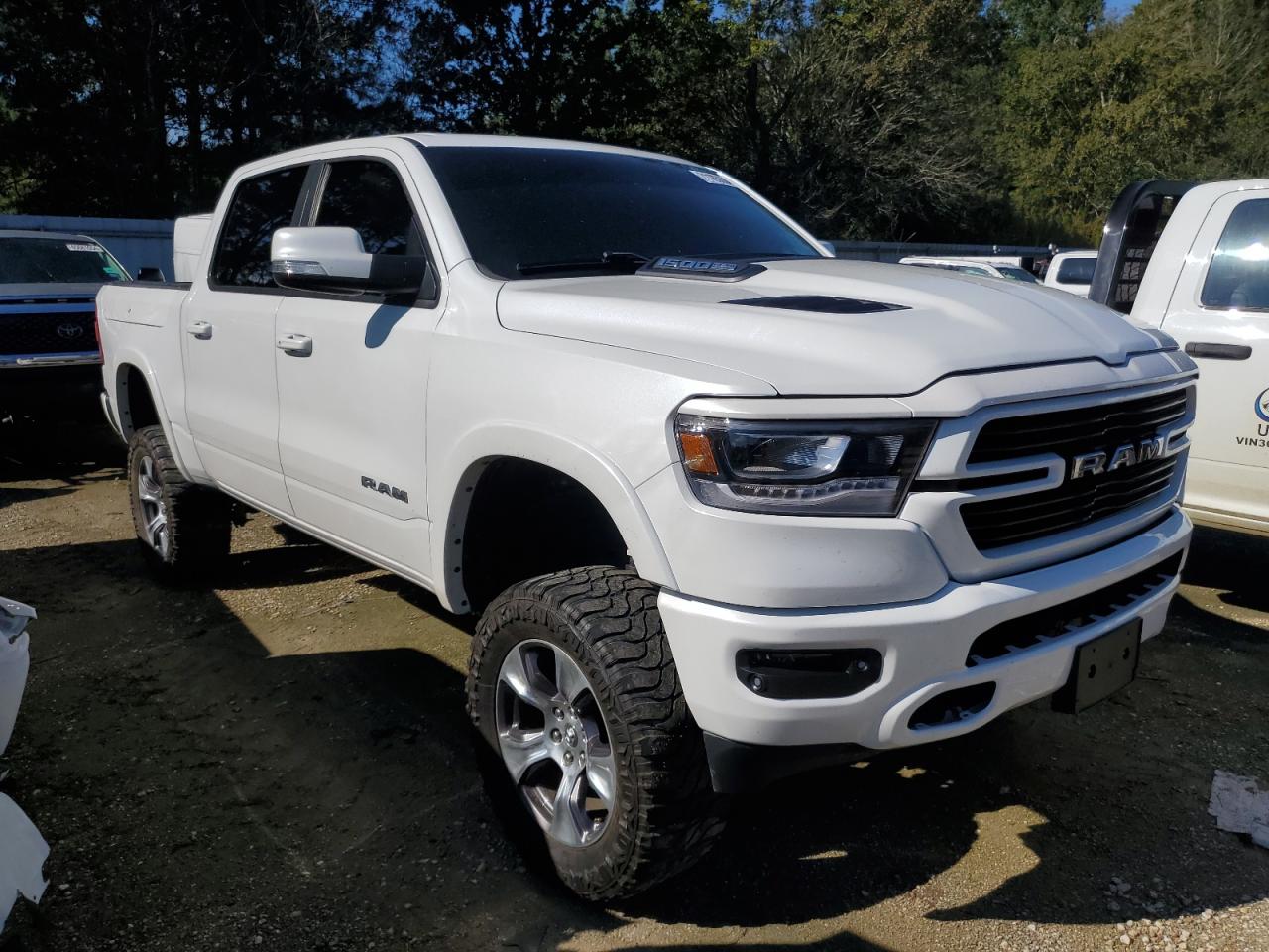 2019 RAM 1500 VIN 1C6SRFJT5KN693333 Copart auction photo, front end damage thumbnail 4