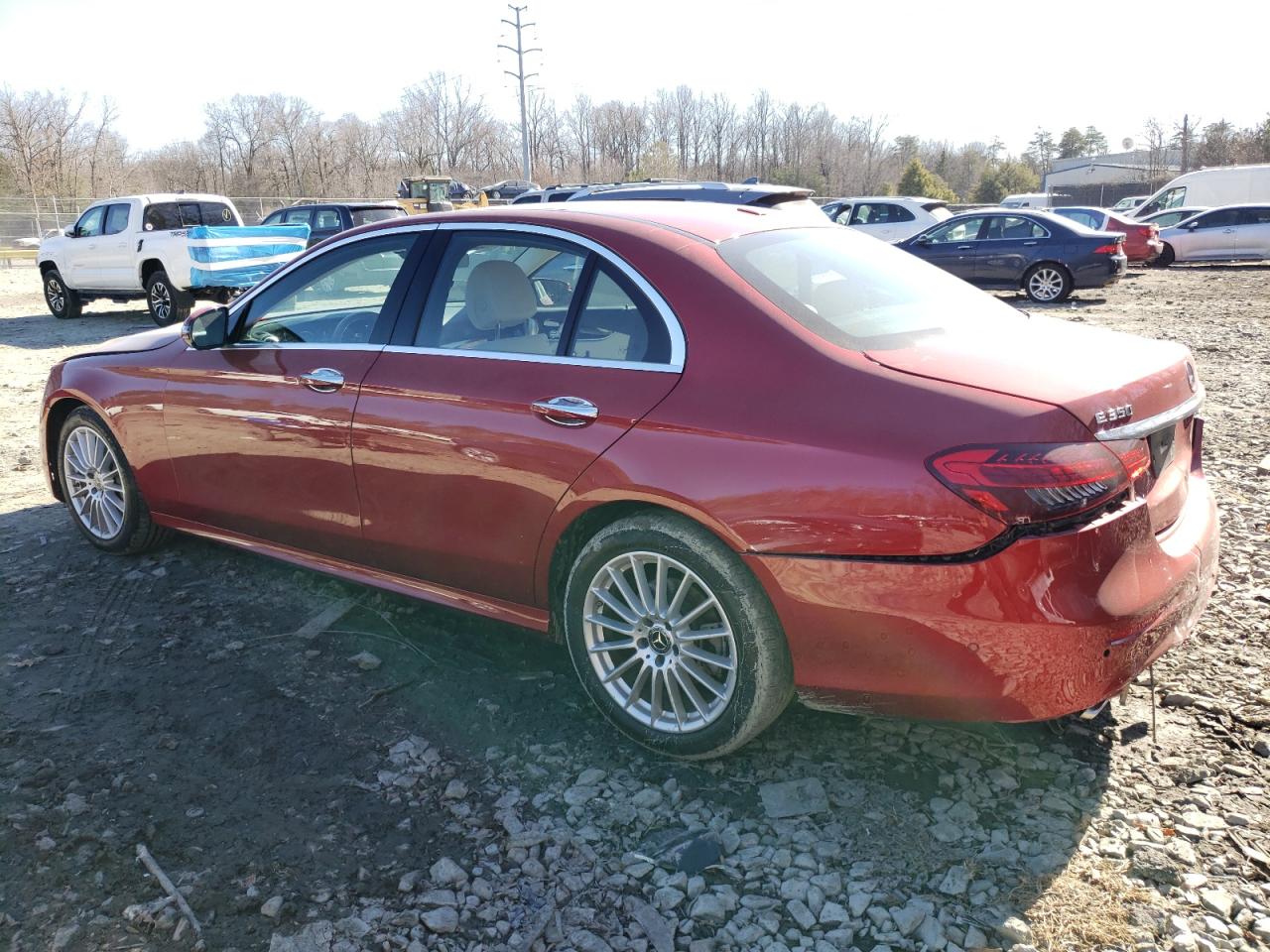 2023 Mercedes-Benz E-klasse VIN W1KZF8EB0PB139094 Copart auction photo, front end / rear end damage thumbnail 2