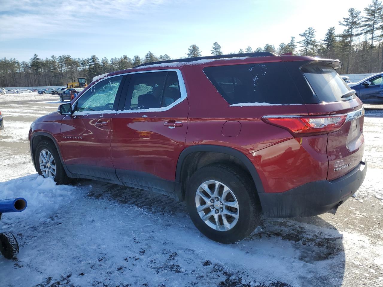 2019 Chevrolet Traverse VIN 1GNEVGKW0KJ142645 Copart auction photo, undercarriage / side damage thumbnail 2